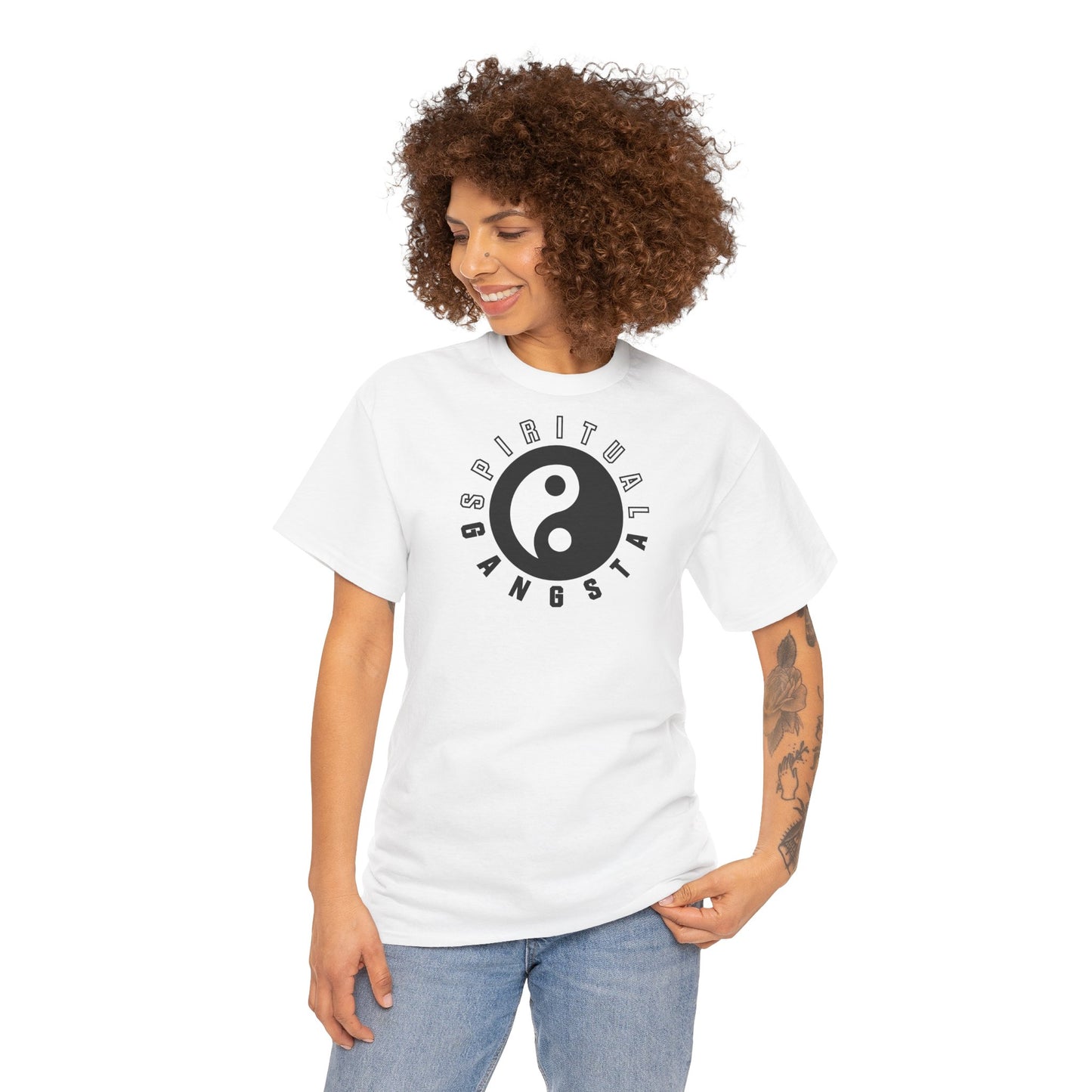 SPIRITUAL GANGSTA Unisex Heavy Cotton Tee