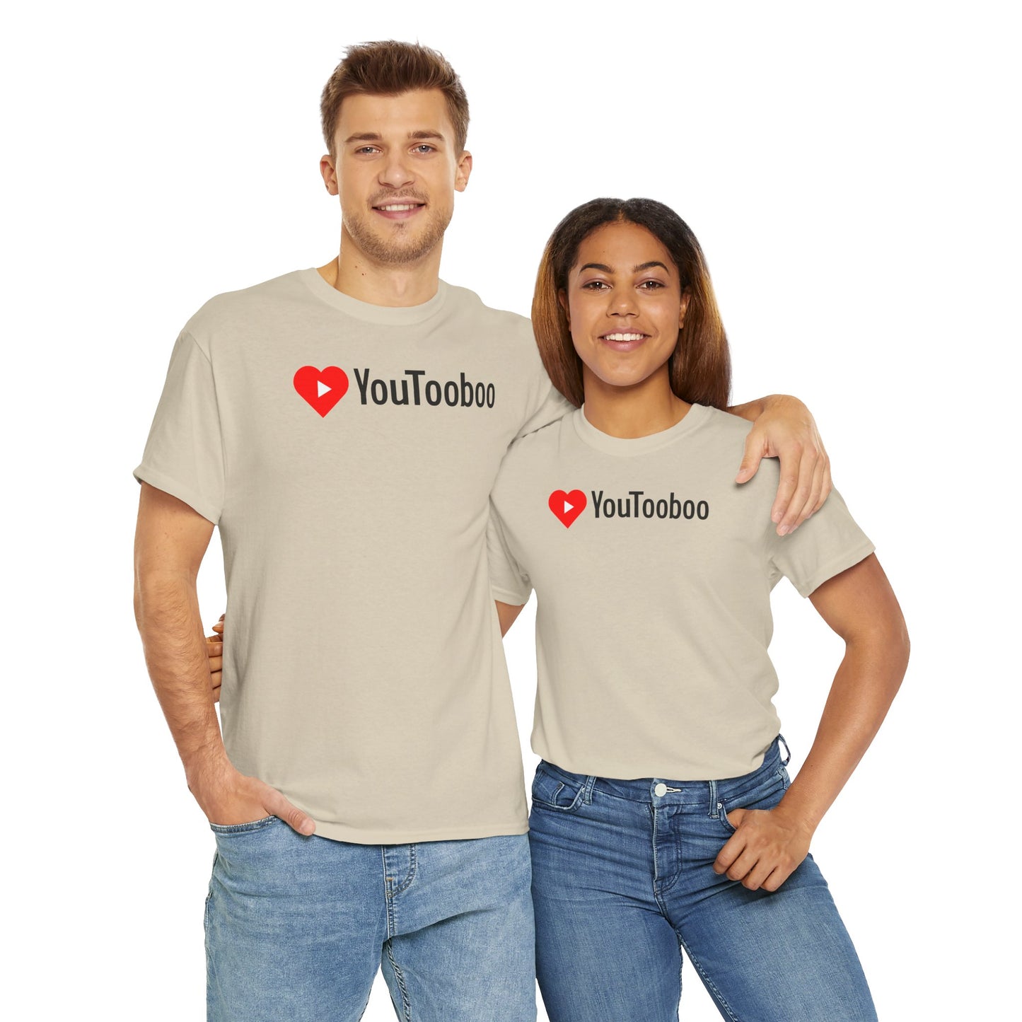 HEART Youtooboo Unisex Heavy Cotton Tee