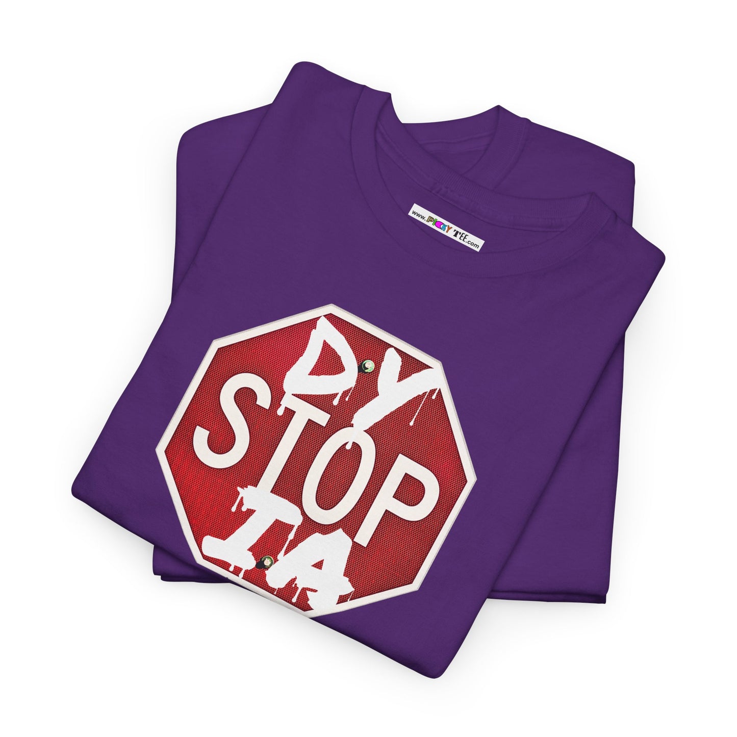 STOP DYSTOPIA Unisex Heavy Cotton Tee