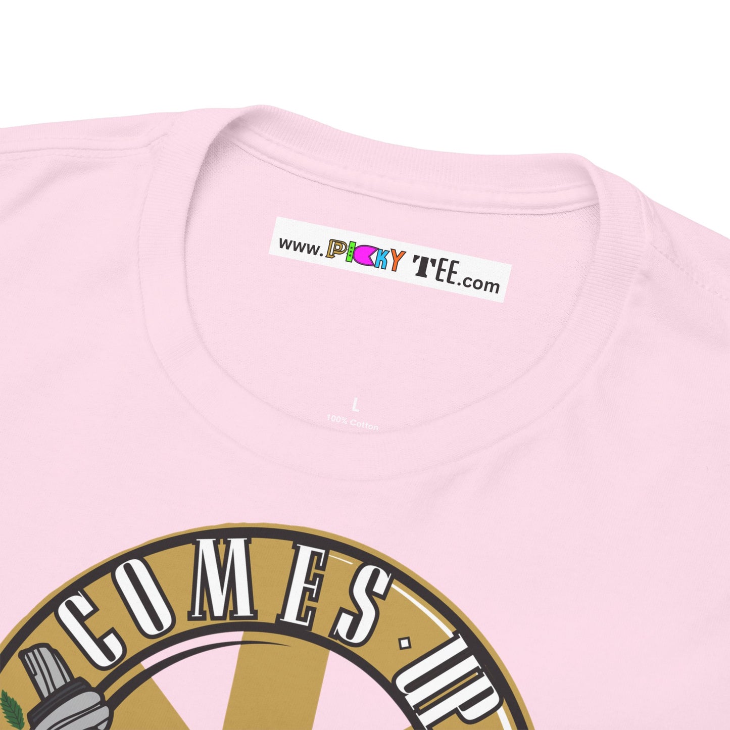 COMES UP ROSES Unisex Heavy Cotton Tee