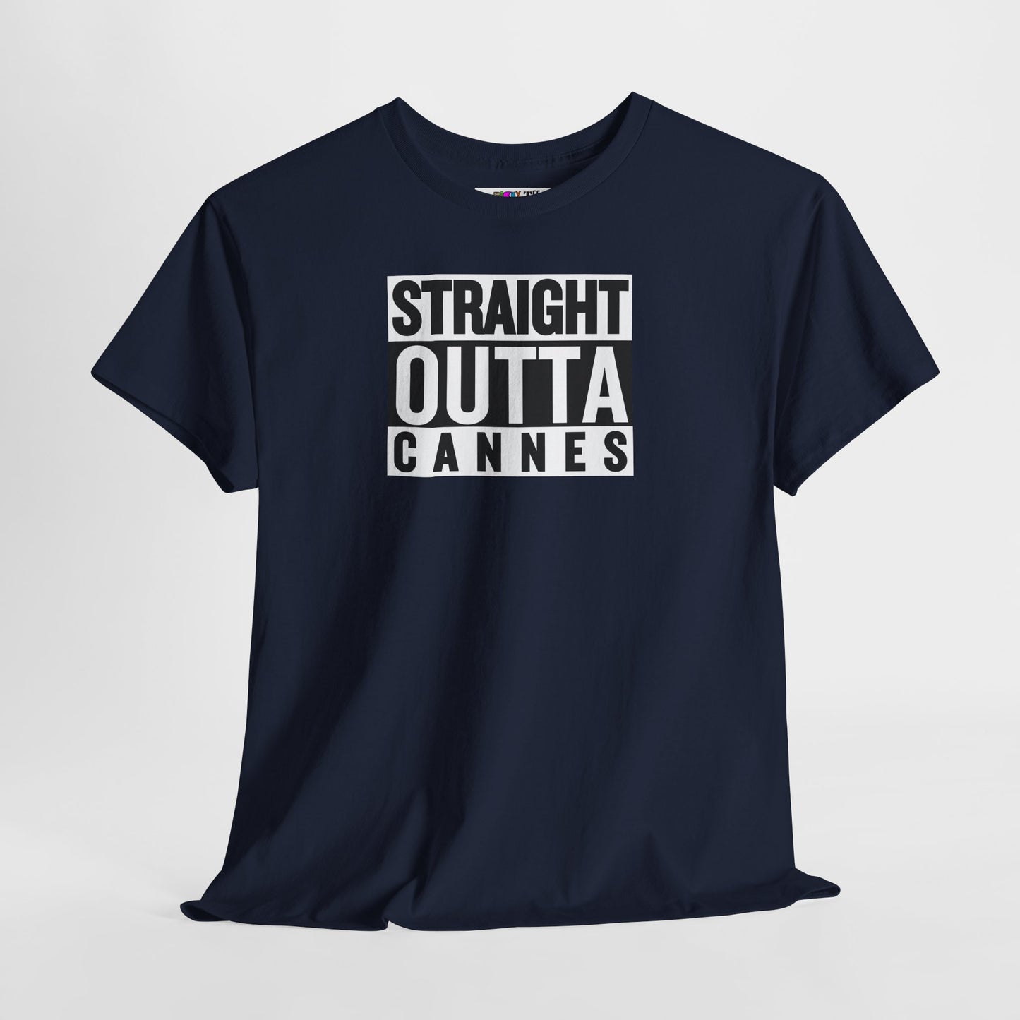 STRAIGHT OUTTA CANNES Unisex Heavy Cotton Tee