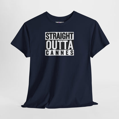 STRAIGHT OUTTA CANNES Unisex Heavy Cotton Tee