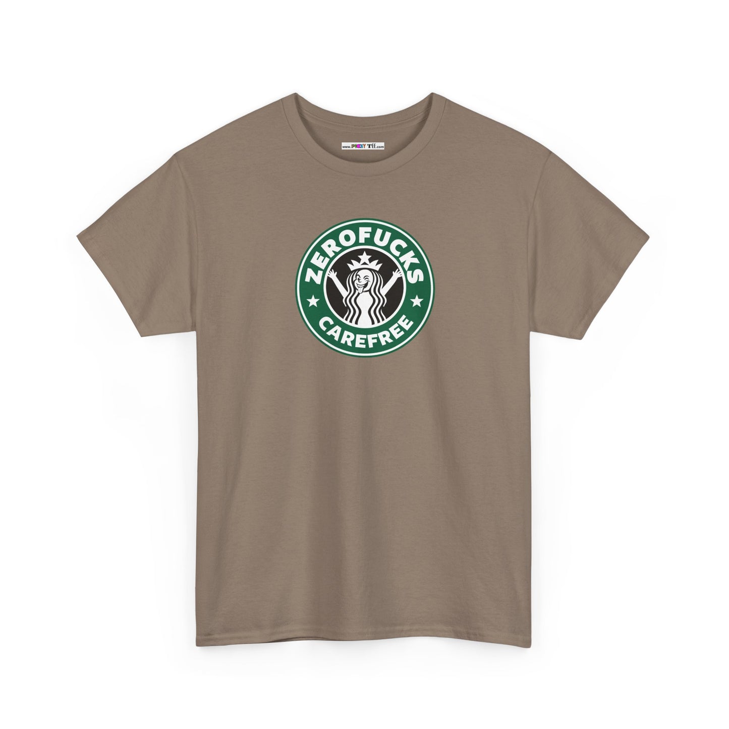 ZEROFUCKS CAREFREE Unisex Heavy Cotton Tee
