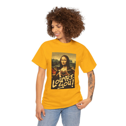 I LOUVRE YOU! Unisex Heavy Cotton Tee