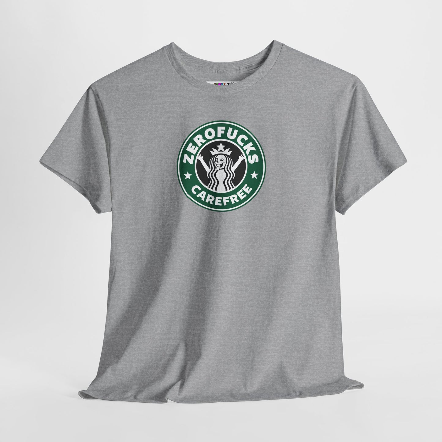 ZEROFUCKS CAREFREE Unisex Heavy Cotton Tee