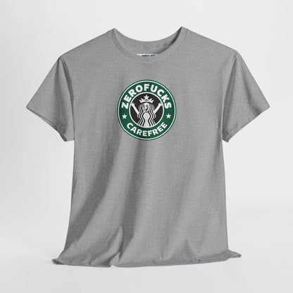ZEROFUCKS CAREFREE Unisex Heavy Cotton Tee