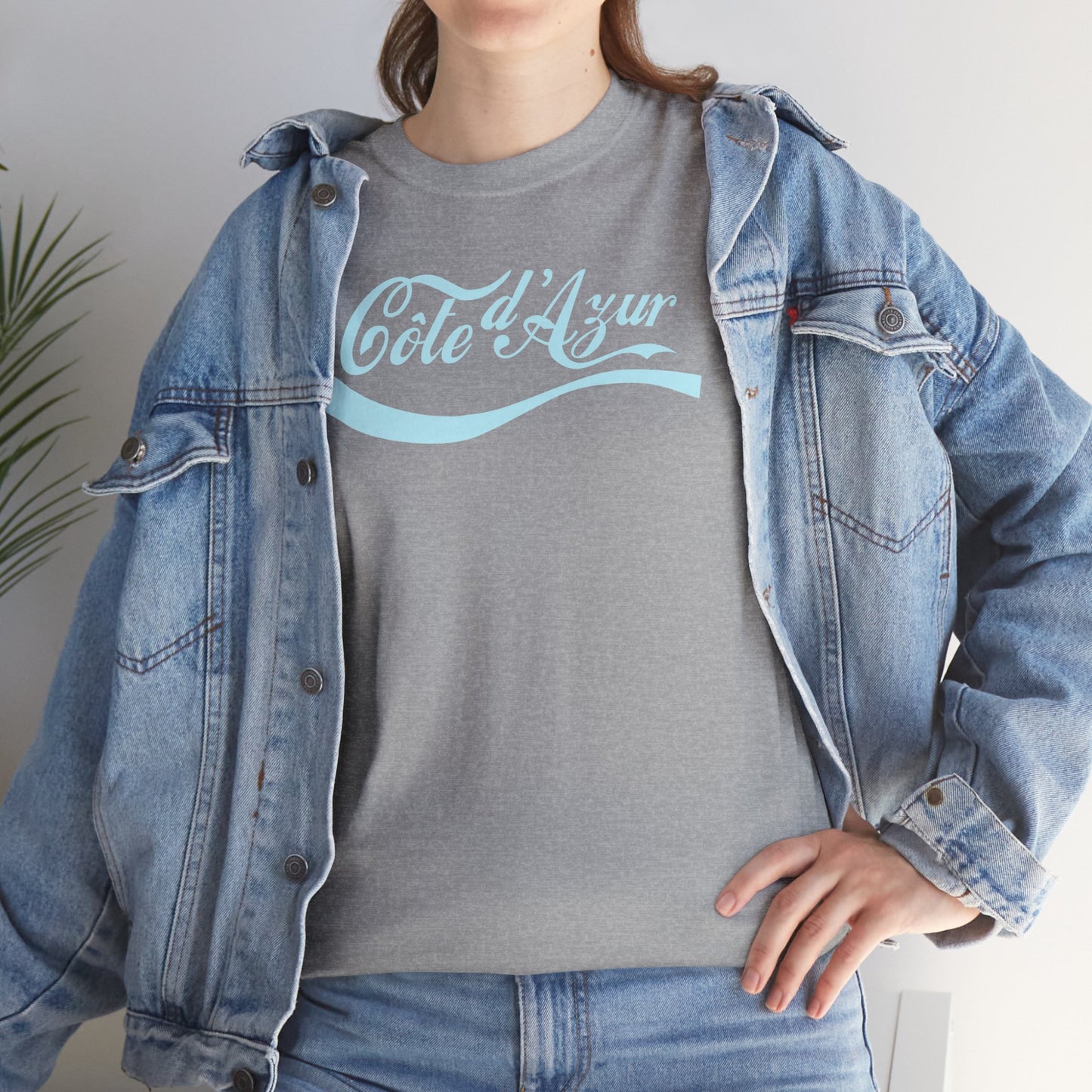 Côte d'Azur Unisex Heavy Cotton Tee
