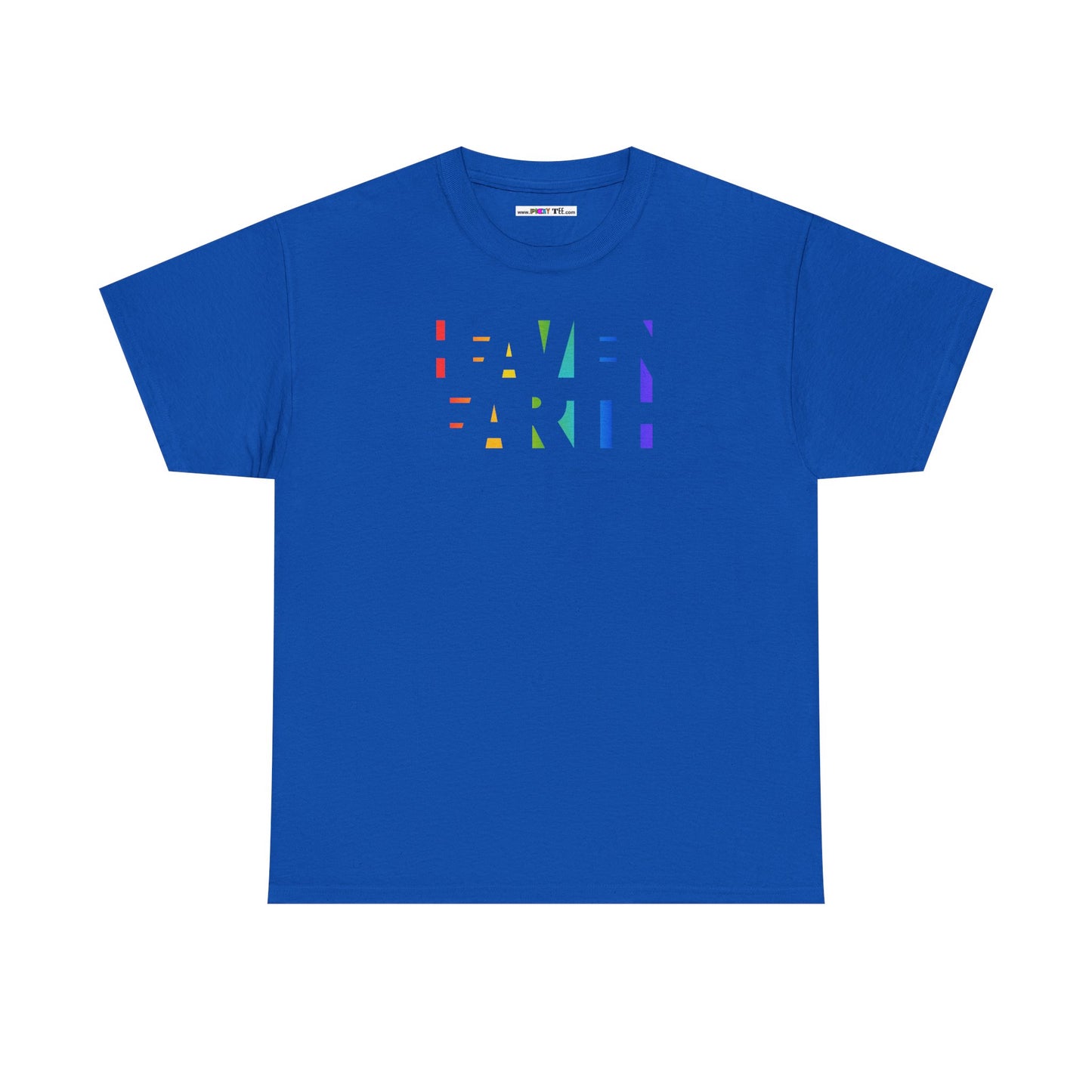 HEAVEN ON EARTH Unisex Heavy Cotton Tee — here now.