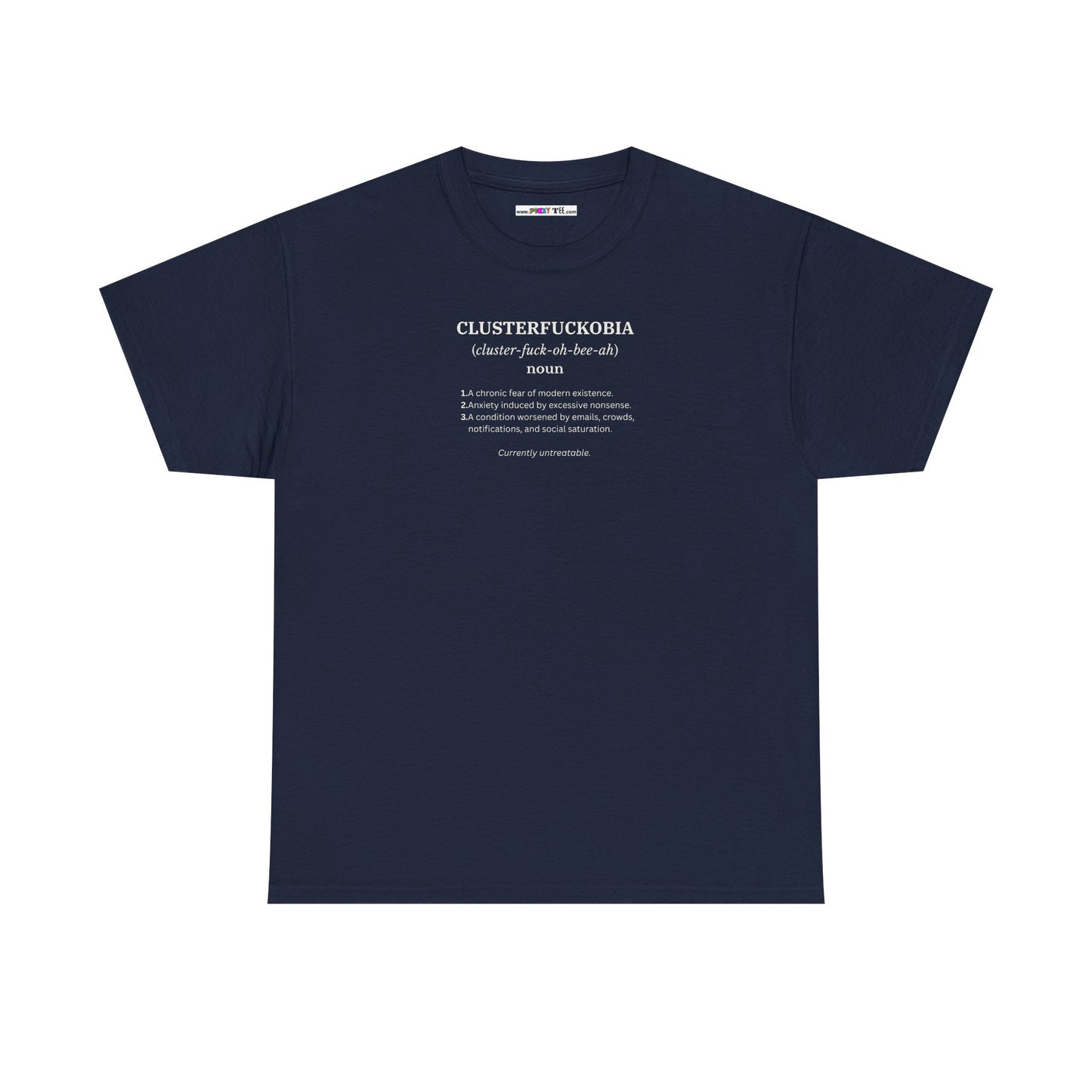 CLUSTERFUCKOBIA Unisex Heavy Cotton Tee