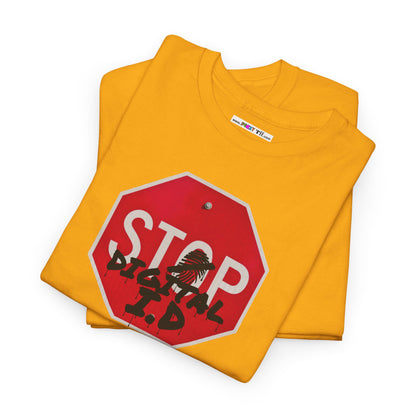 STOP digital i.d Unisex Heavy Cotton Tee