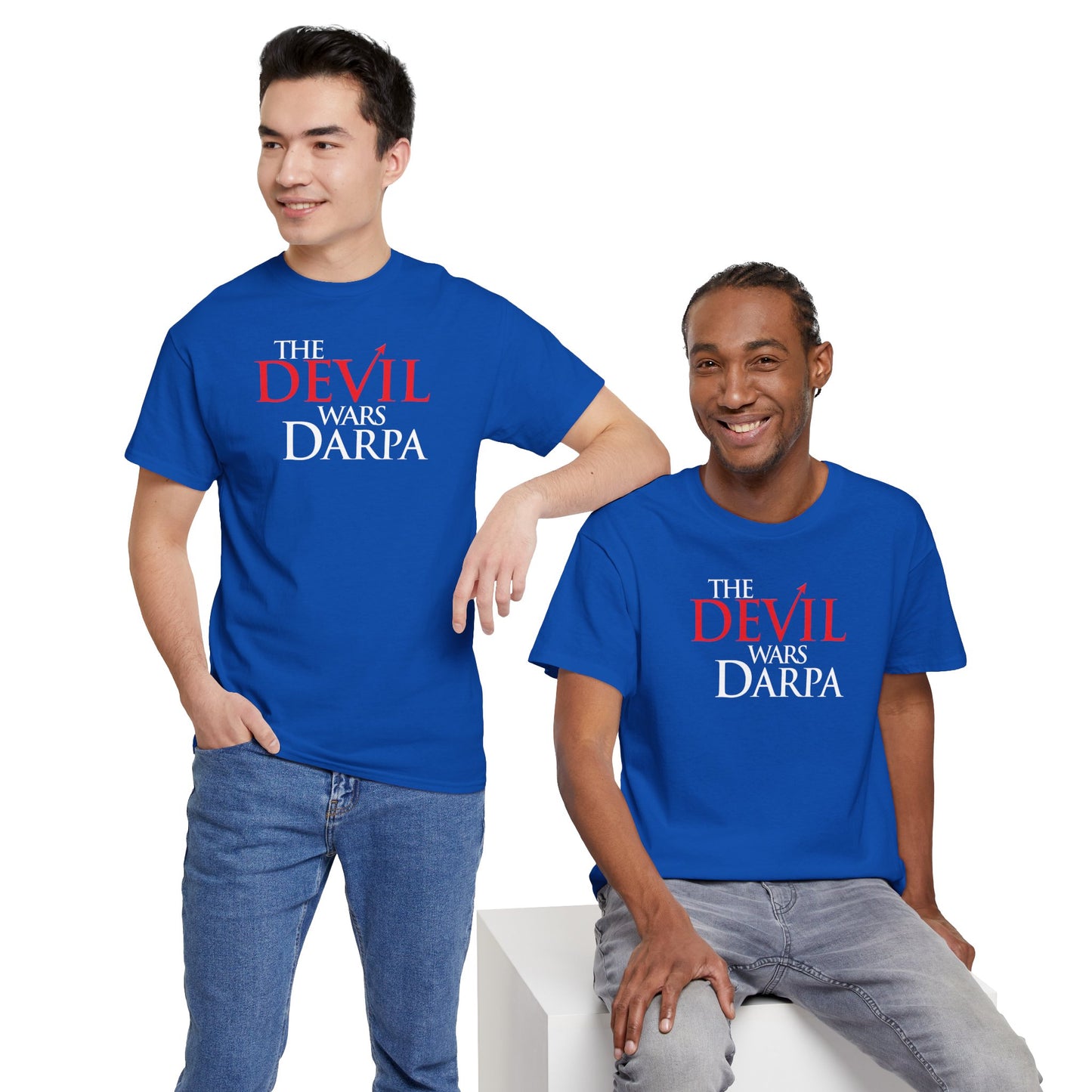THE DEVIL WARS DARPA Unisex Heavy Cotton Tee