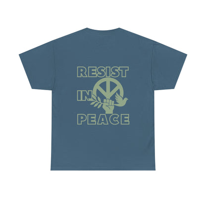 RESIST IN PEACE Unisex Heavy Cotton Tee