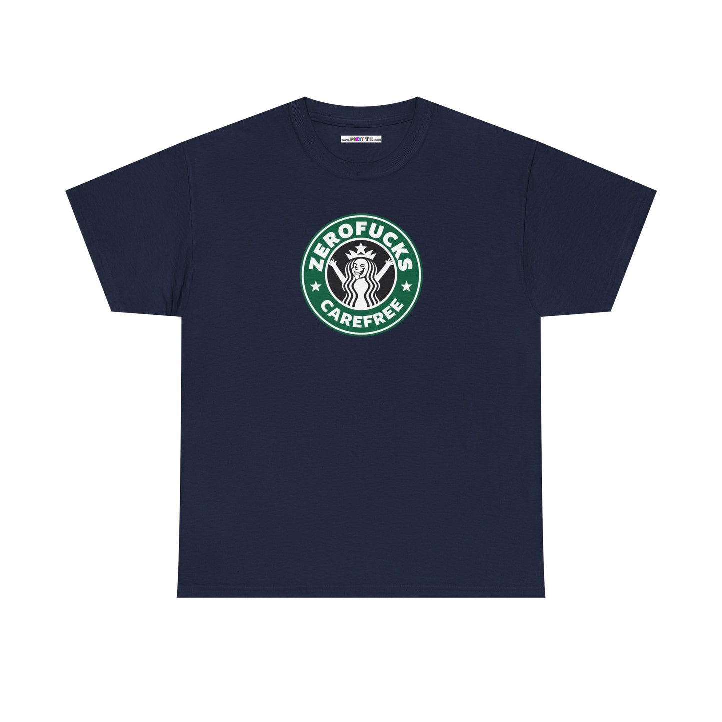 ZEROFUCKS CAREFREE Unisex Heavy Cotton Tee