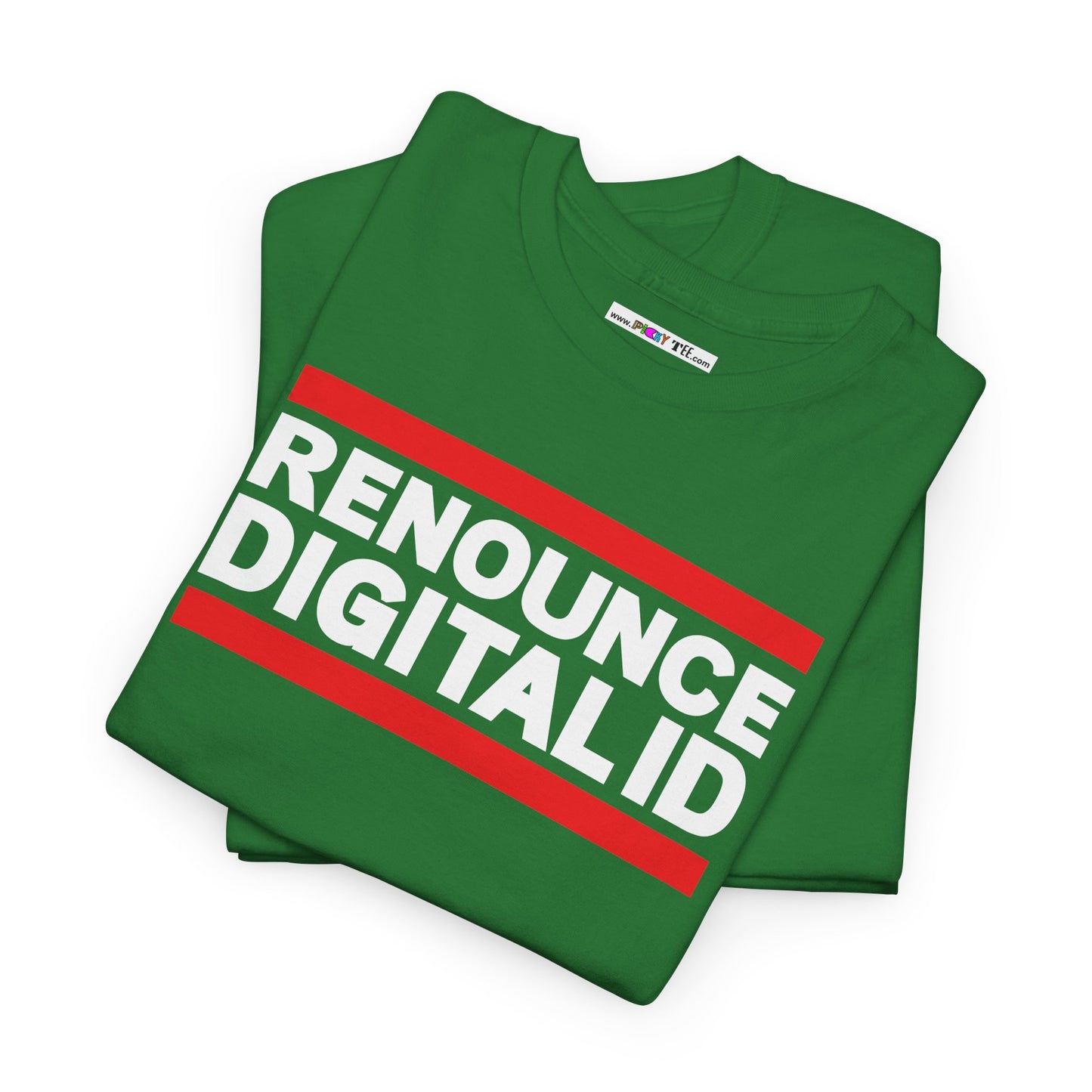 RENOUNCE DIGITAL ID Unisex Heavy Cotton Tee