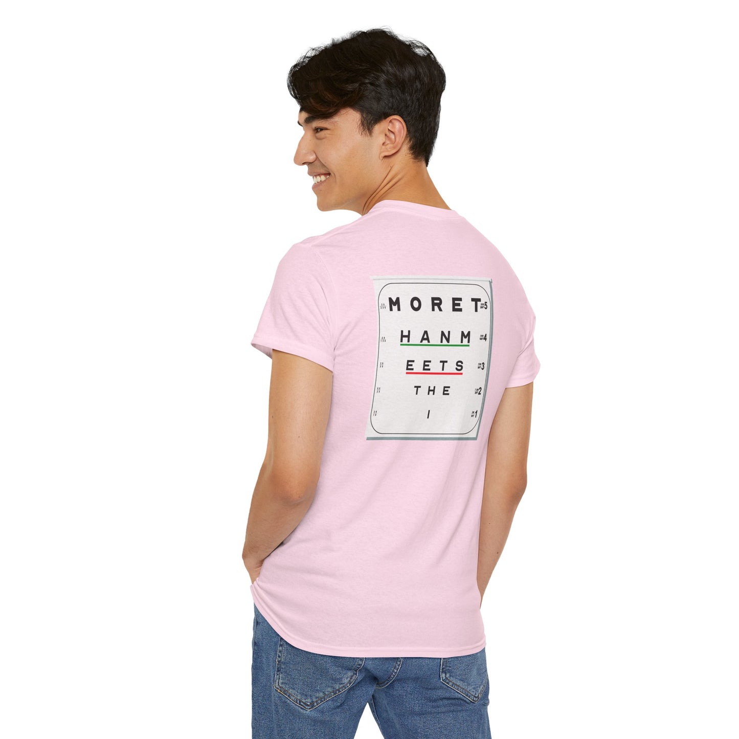 MORE THAN MEETS THE I TEST Unisex Heavy Cotton Tee