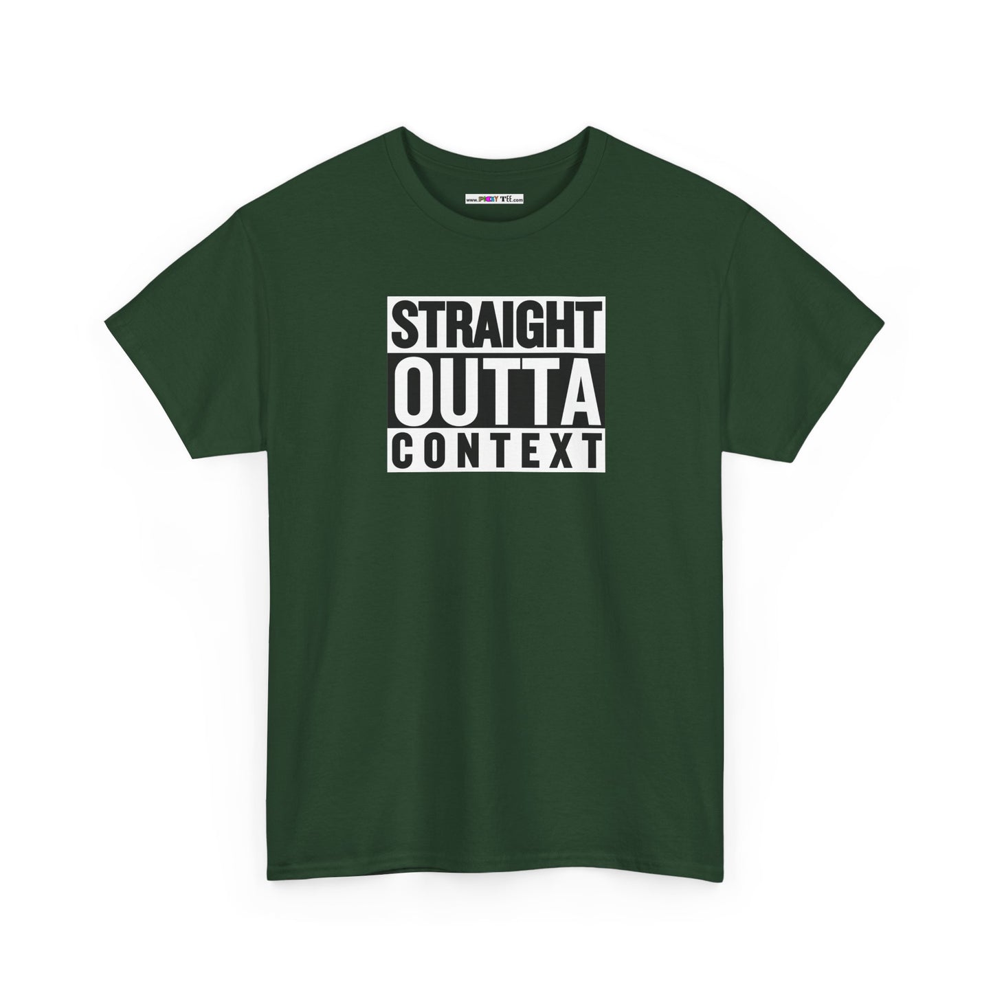 STRAIGHT OUTTA CONTEXT Unisex Heavy Cotton Tee