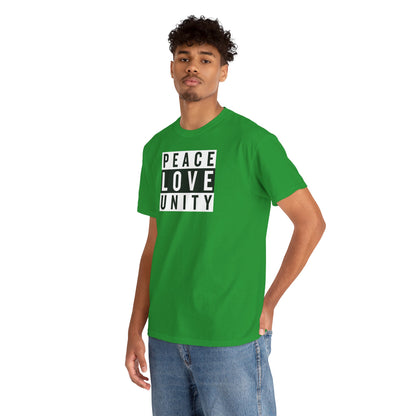 PEACELOVEUNITY Unisex Heavy Cotton Tee