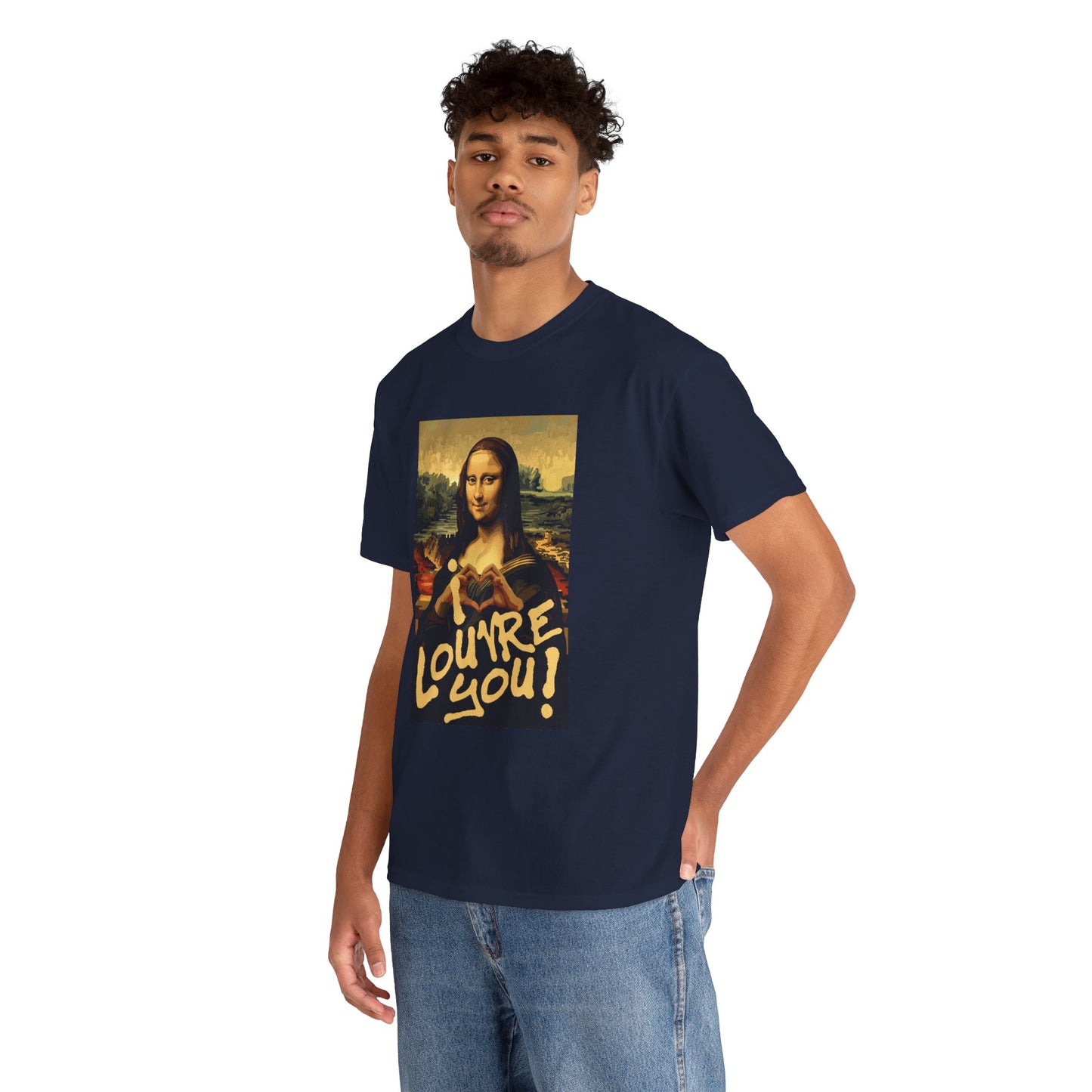 I LOUVRE YOU! Unisex Heavy Cotton Tee