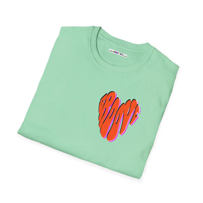 GROOVE is in THE HEART Unisex Softstyle 100% Cotton T-Shirt