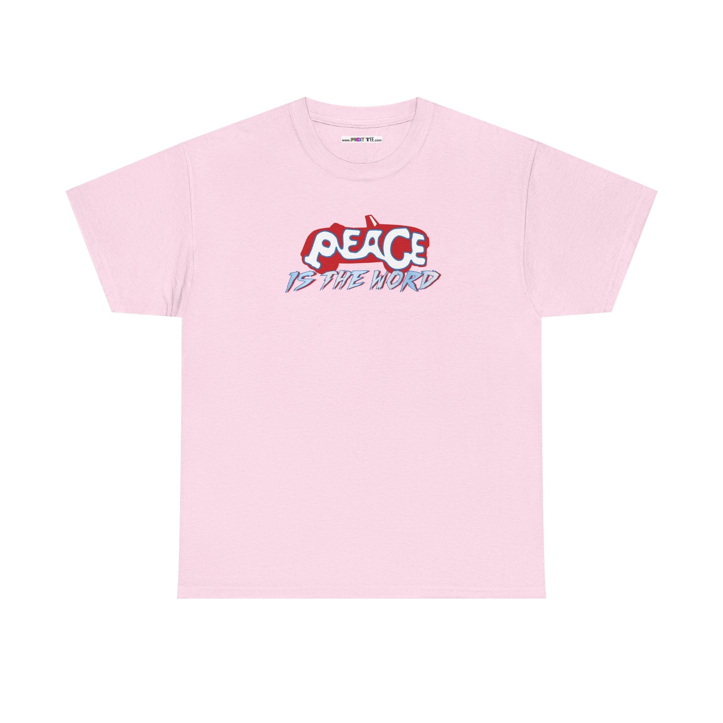 PEACE IS THE WORD Unisex Heavy Cotton Tee