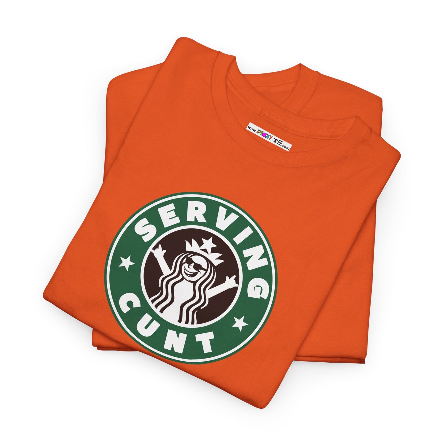 SERVINGCUNT Unisex Heavy Cotton Tee
