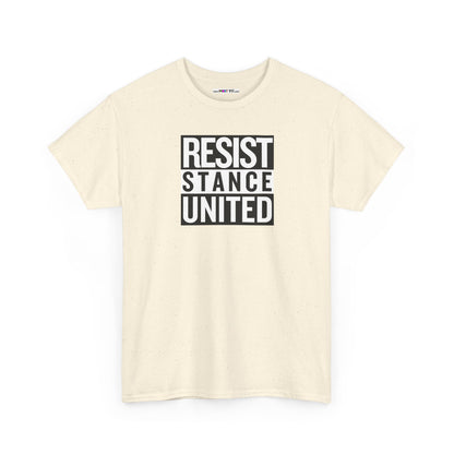RESIST STANCE UNITED Unisex Heavy Cotton Tee