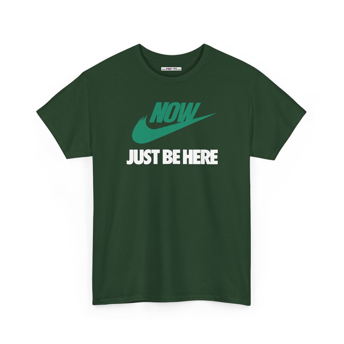 NOW JUST BE HERE Unisex Heavy Cotton Tee