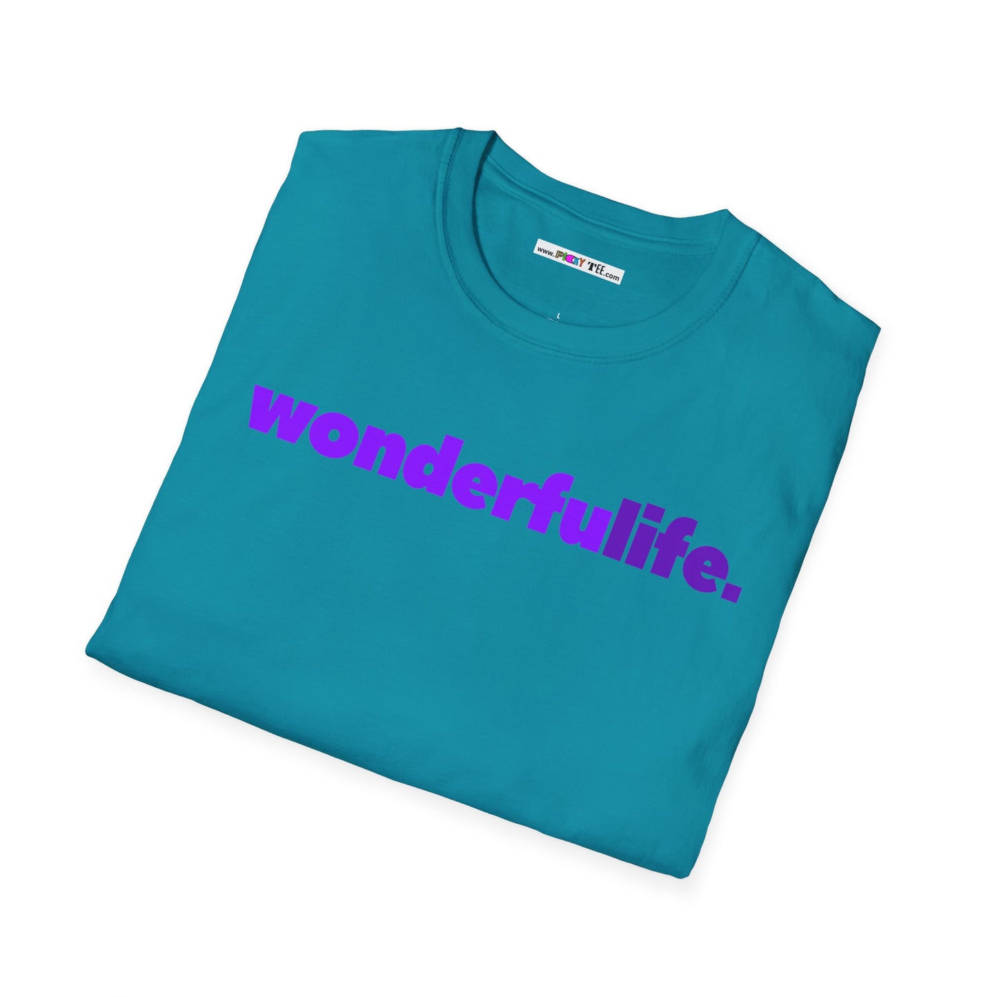 wonderfuLIFE. Unisex Softstyle 100% Cotton T-Shirt