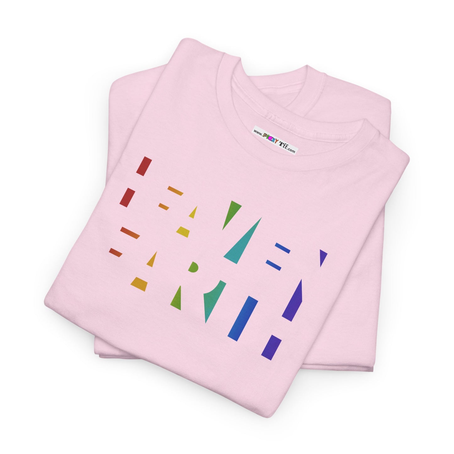 HEAVEN ON EARTH Unisex Heavy Cotton Tee — here now.