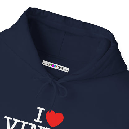I ❤️ VINYL Unisex Heavy Blend™ Hooded Sweatshirt